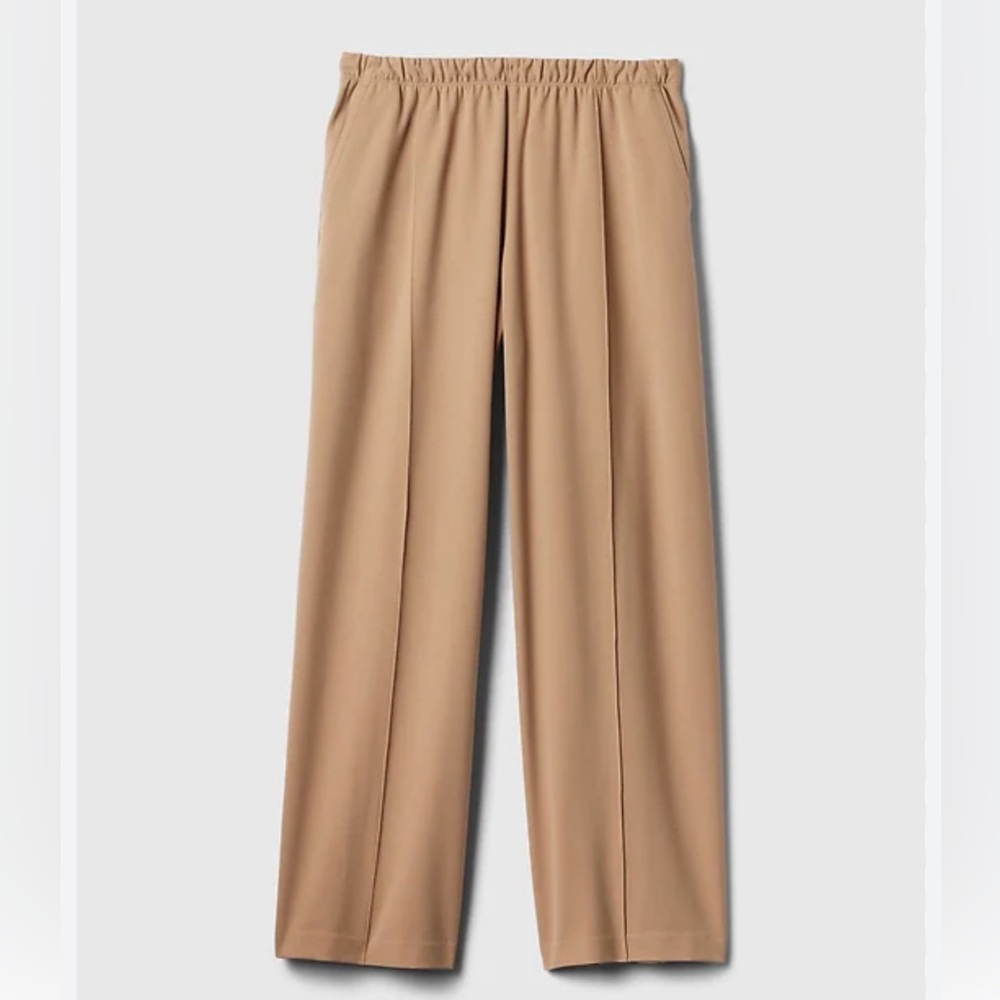 Gap Wide-Leg Seamed Easy Pants | Size XL | Camel Tan | NWT l Poshmark